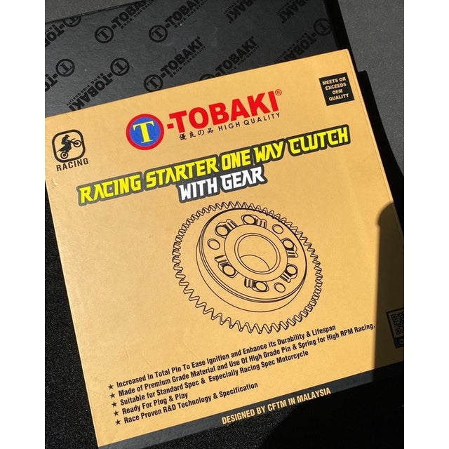 TOBAKI X STARTER ONE WAY CLUTCH⁣ /w GEAR