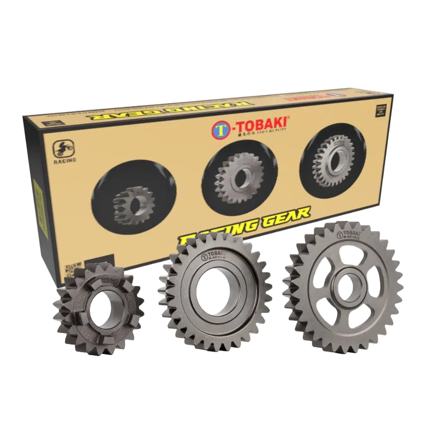 TOBAKI X GEAR (3PCS) LC135 4SPEED 1ST-31T 2ND-29T 4TH-20T / 1-31T, 2-29T, 4-21T