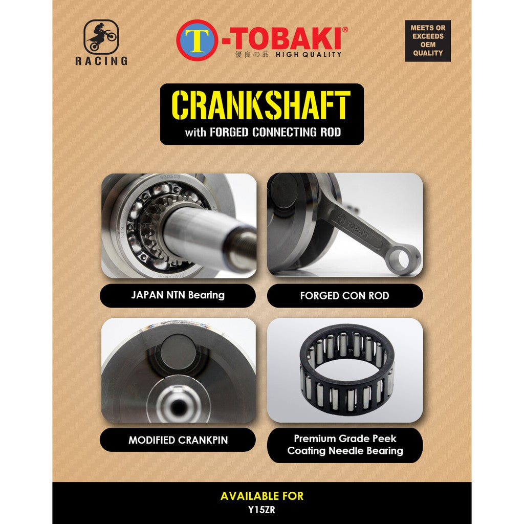 TOBAKI X CRANKSHAFT Y15ZR LC135 5S FZ150I