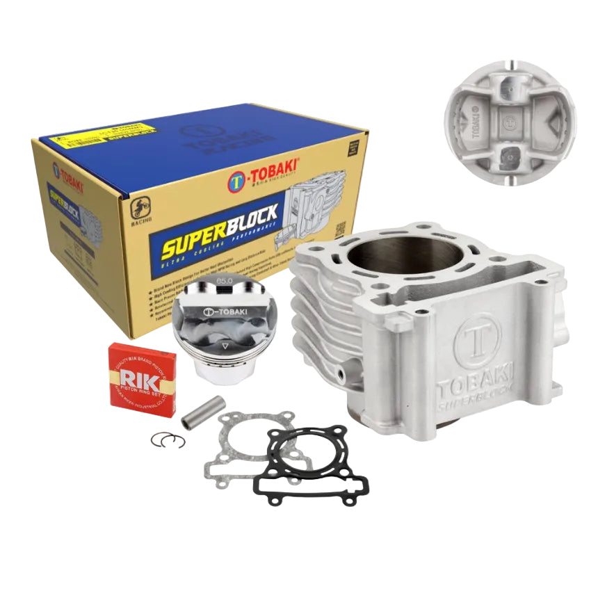 TOBAKI X LC135 CERAMIC SUPERBLOCK +FORGED PISTON SUPERHEAD FULL SET