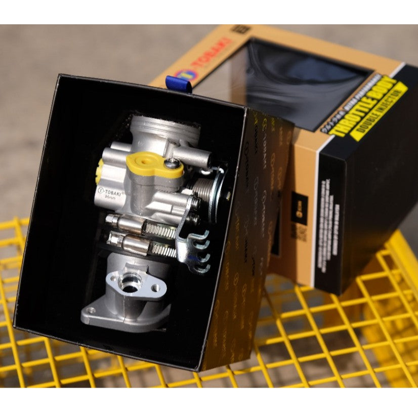 TOBAKI X THROTTLE BODY DOUBLE INJECTOR /W INLET PIPE RACING Y15ZR