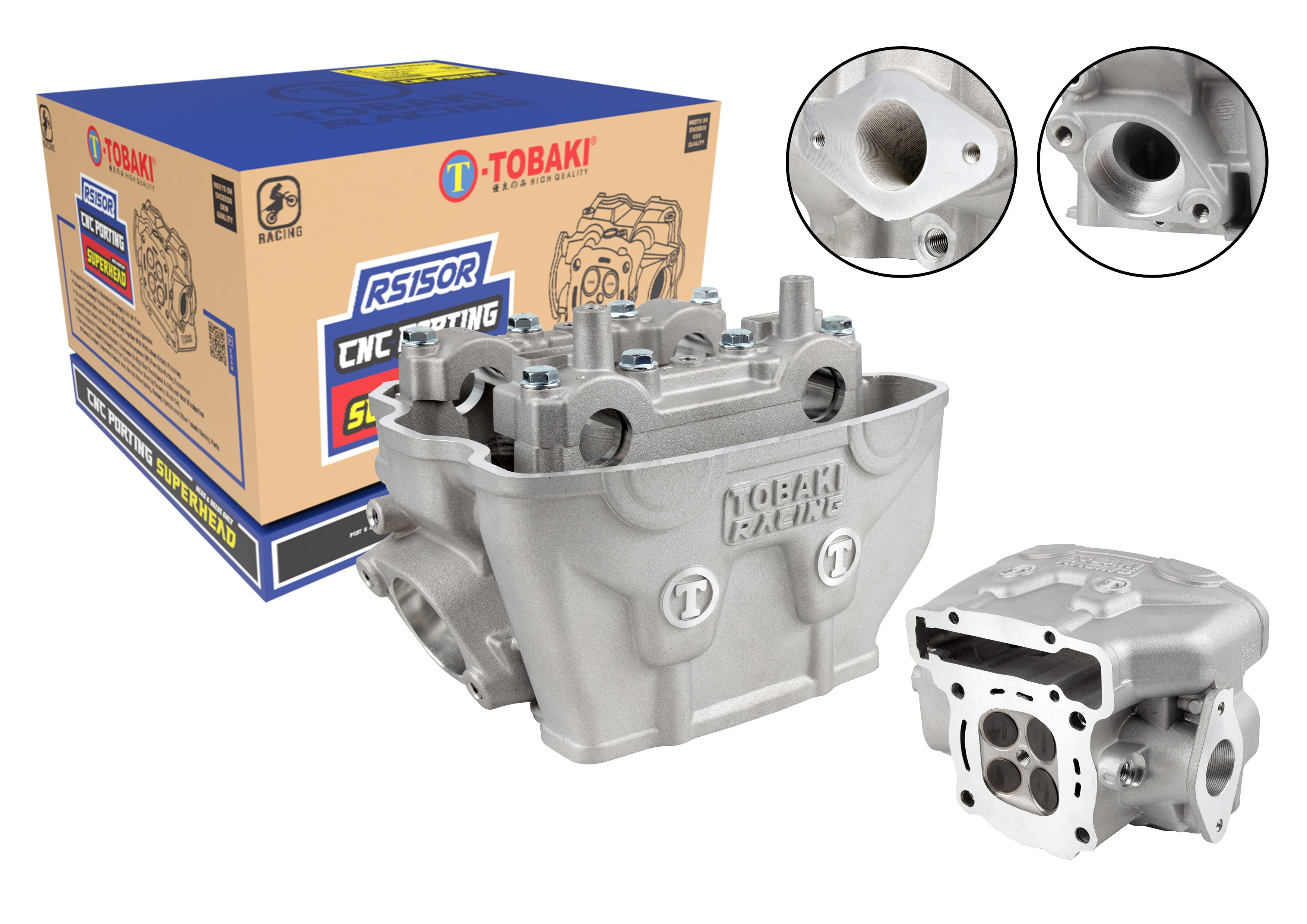 TOBAKI X CNC PORTING SUPERHEAD WITH VALVES RS150R 20/23 22/25