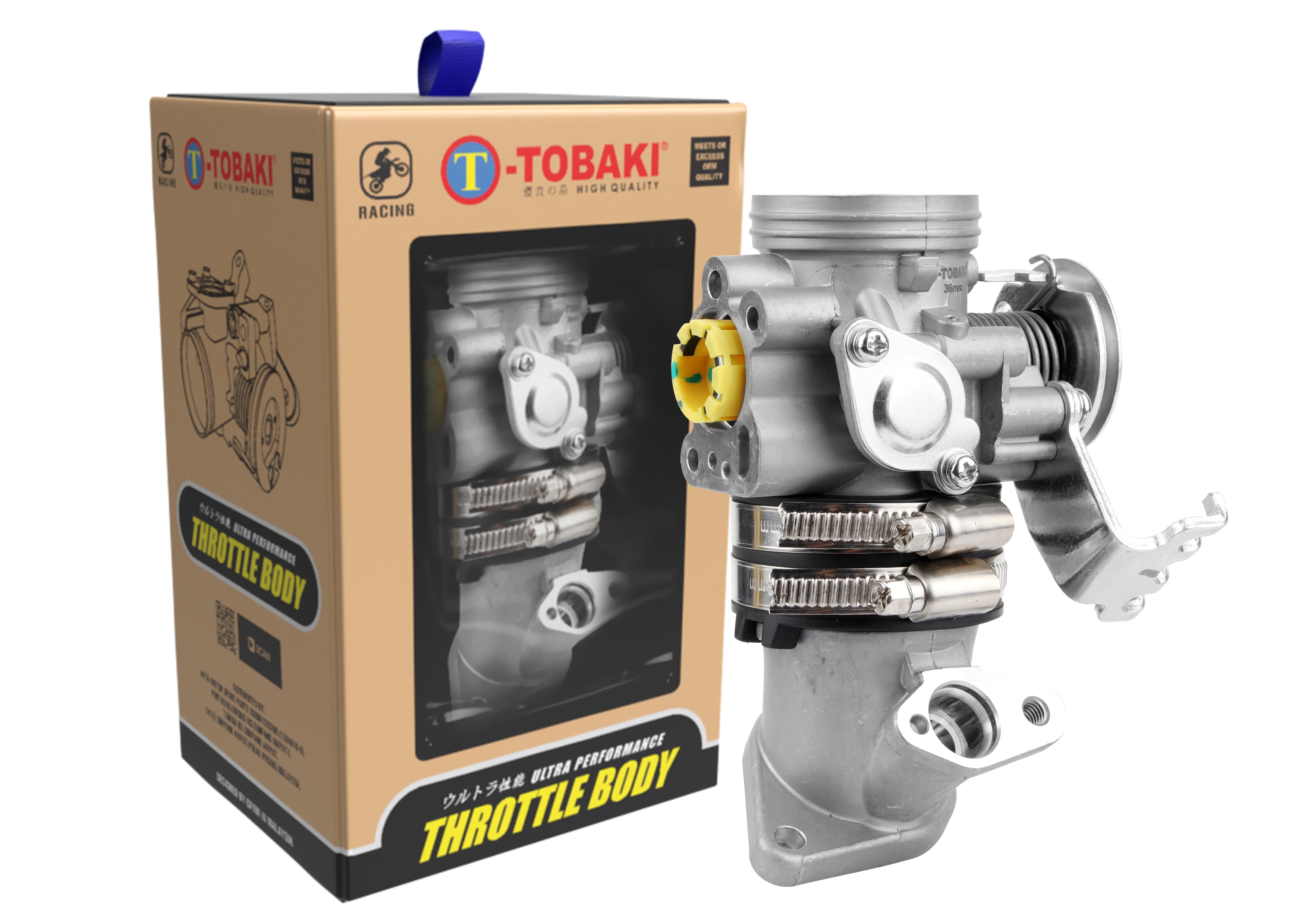 TOBAKI X THROTTLE BODY WITH INLET RACING