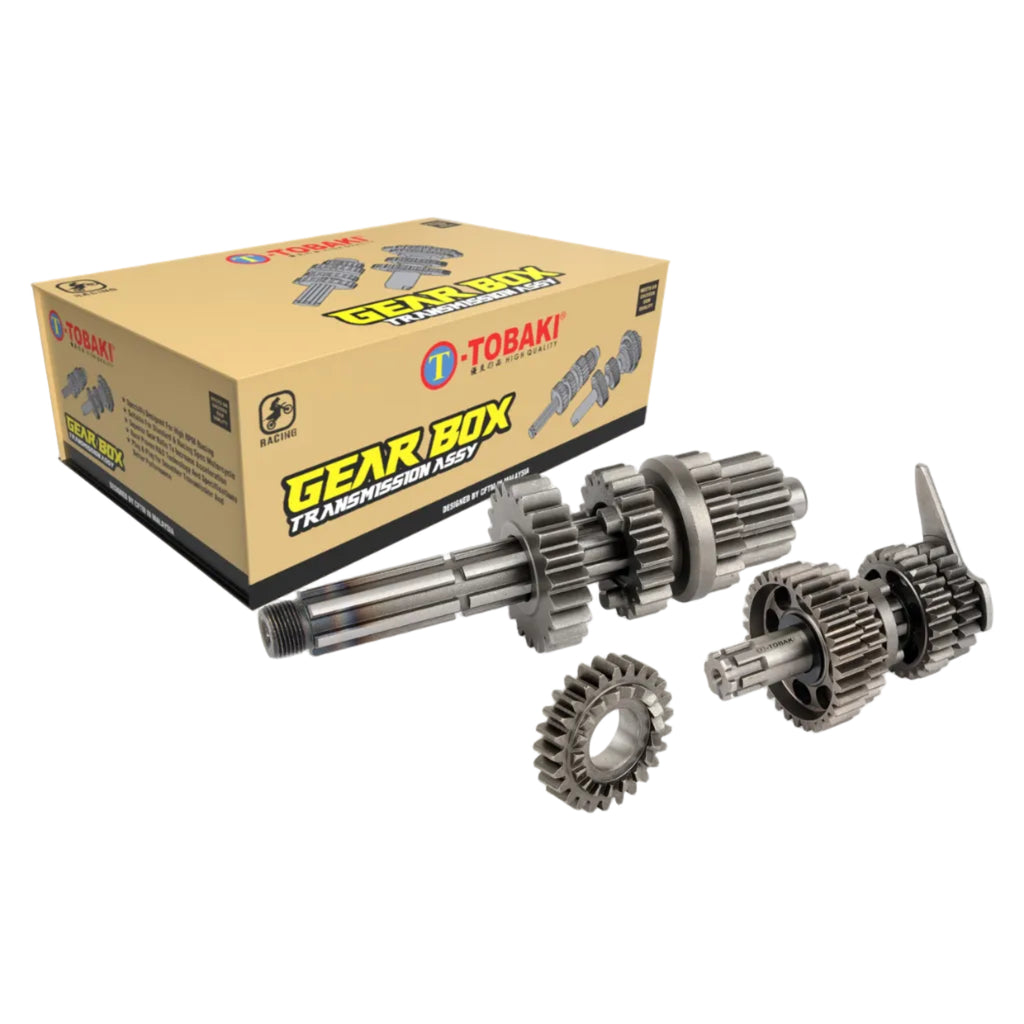 TOBAKI X GEAR BOX TRANSMISSION ASSY LC135-5S Y15ZR V2(MODIFY 6 SPEED)