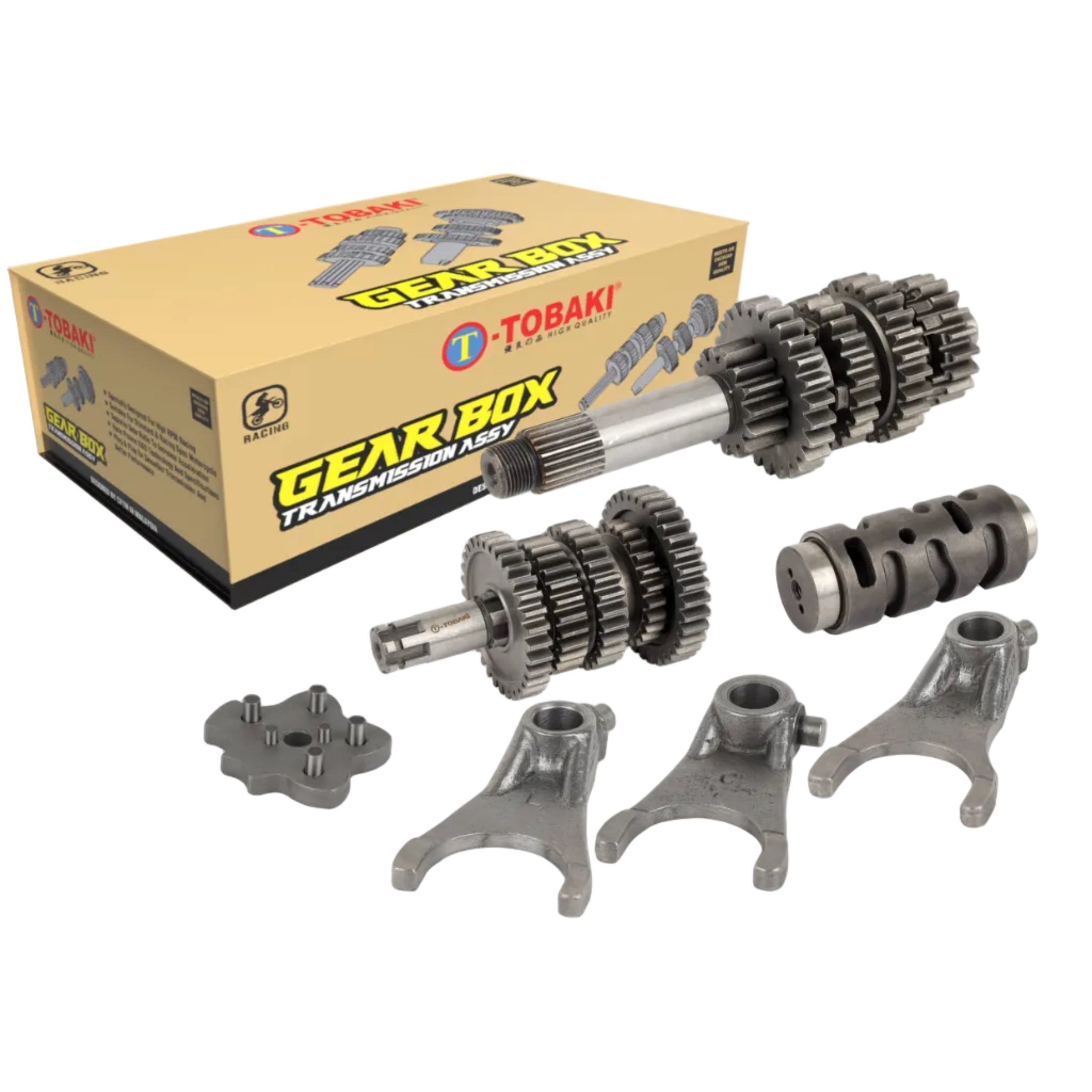 TOBAKI X GEAR BOX TRANSMISSION ASSY LC135-5S Y15ZR V2(MODIFY 6 SPEED)