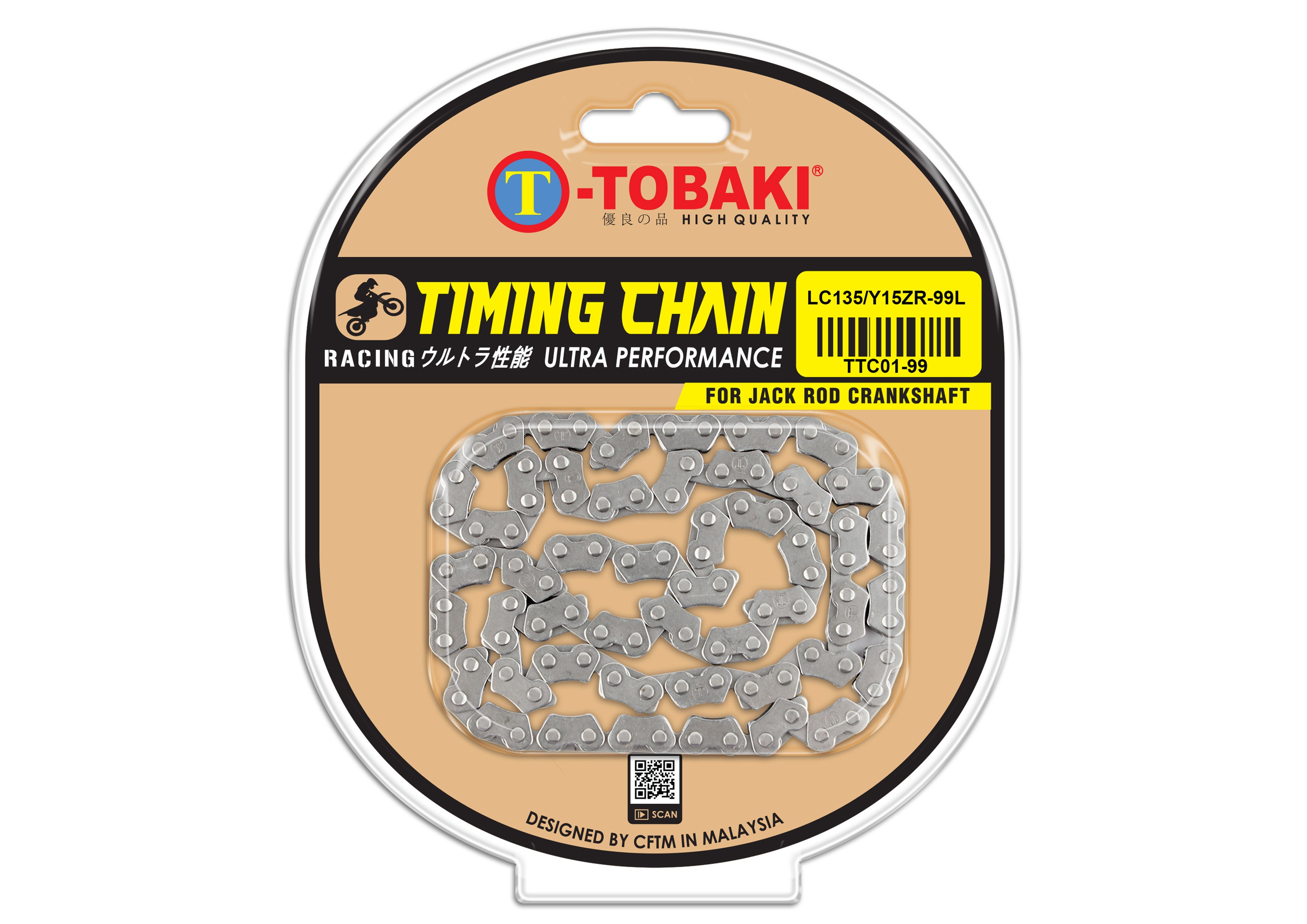 TOBAKI X TIMING CHAIN LC135 Y15ZR