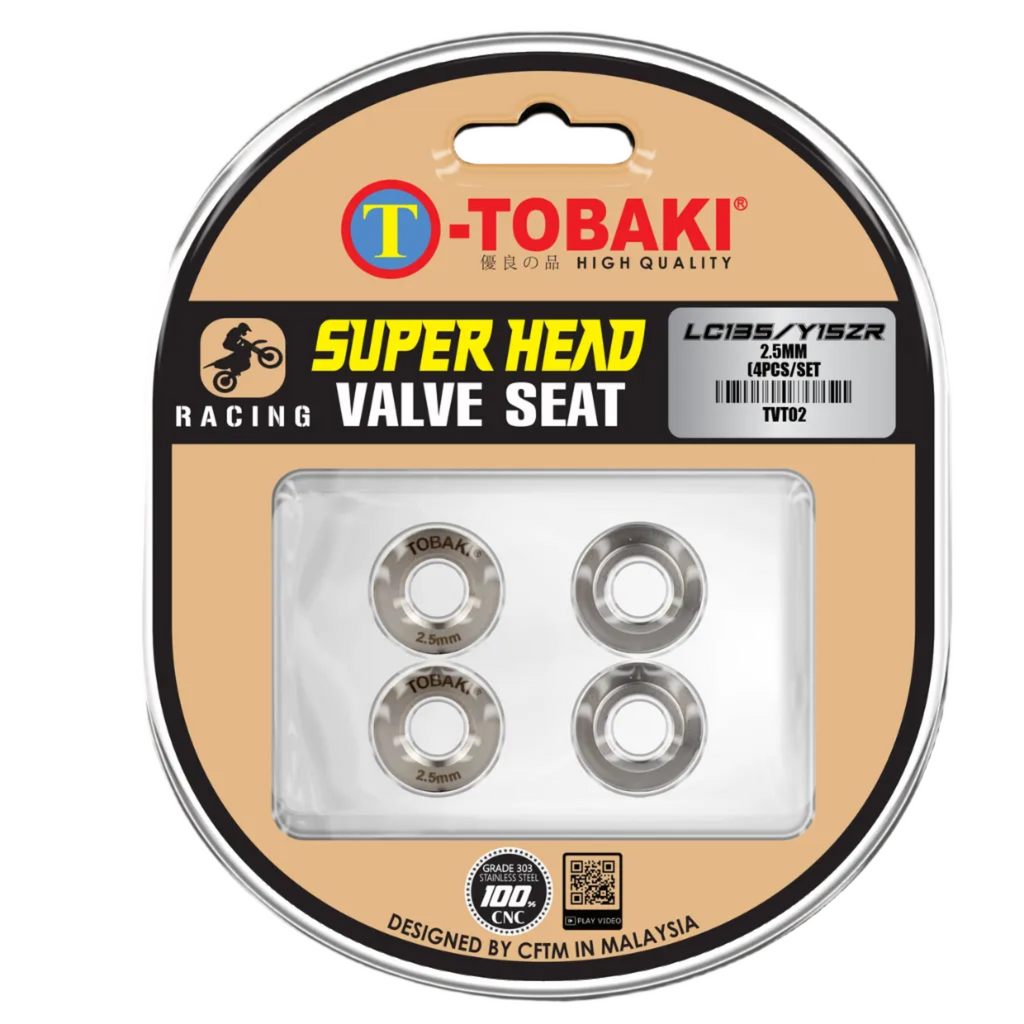 TOBAKI X SUPERHEAD VALVE SEAT LC135/Y15ZR