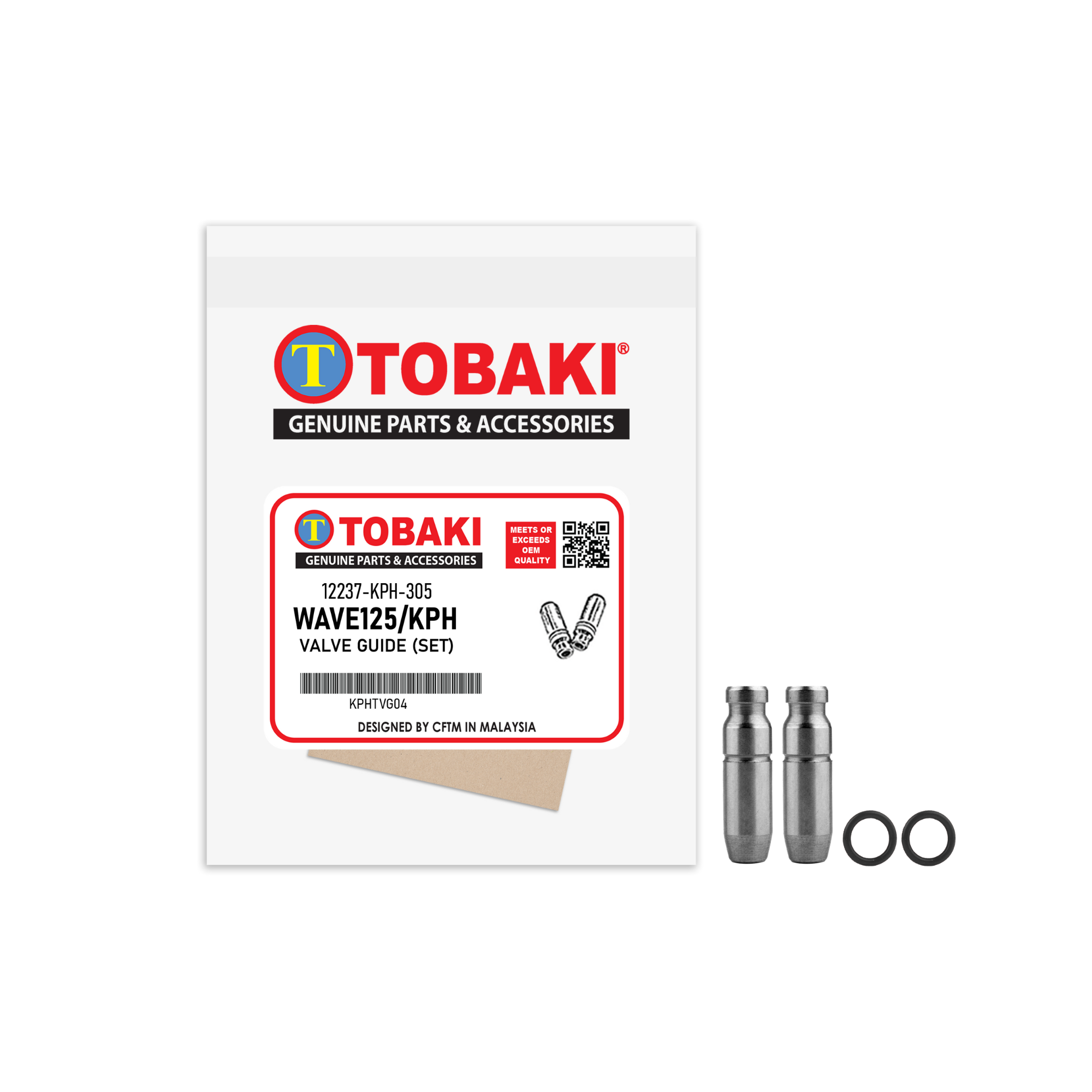 TOBAKI VALVE GUIDE 1SET 2PCS