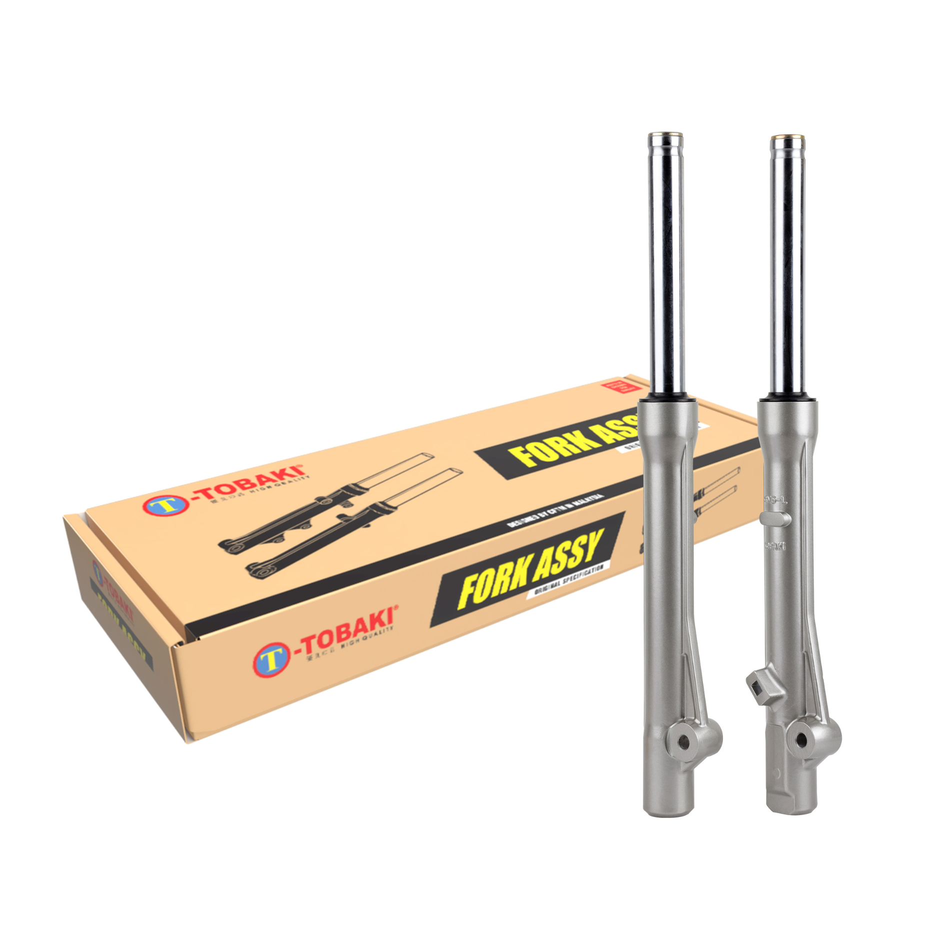 TOBAKI FRONT FORK ASSY (3) MODEL SUZUKI | MODENAS | SYM | KAWASAKI | BENELLI | SM SPORT | DEMAK