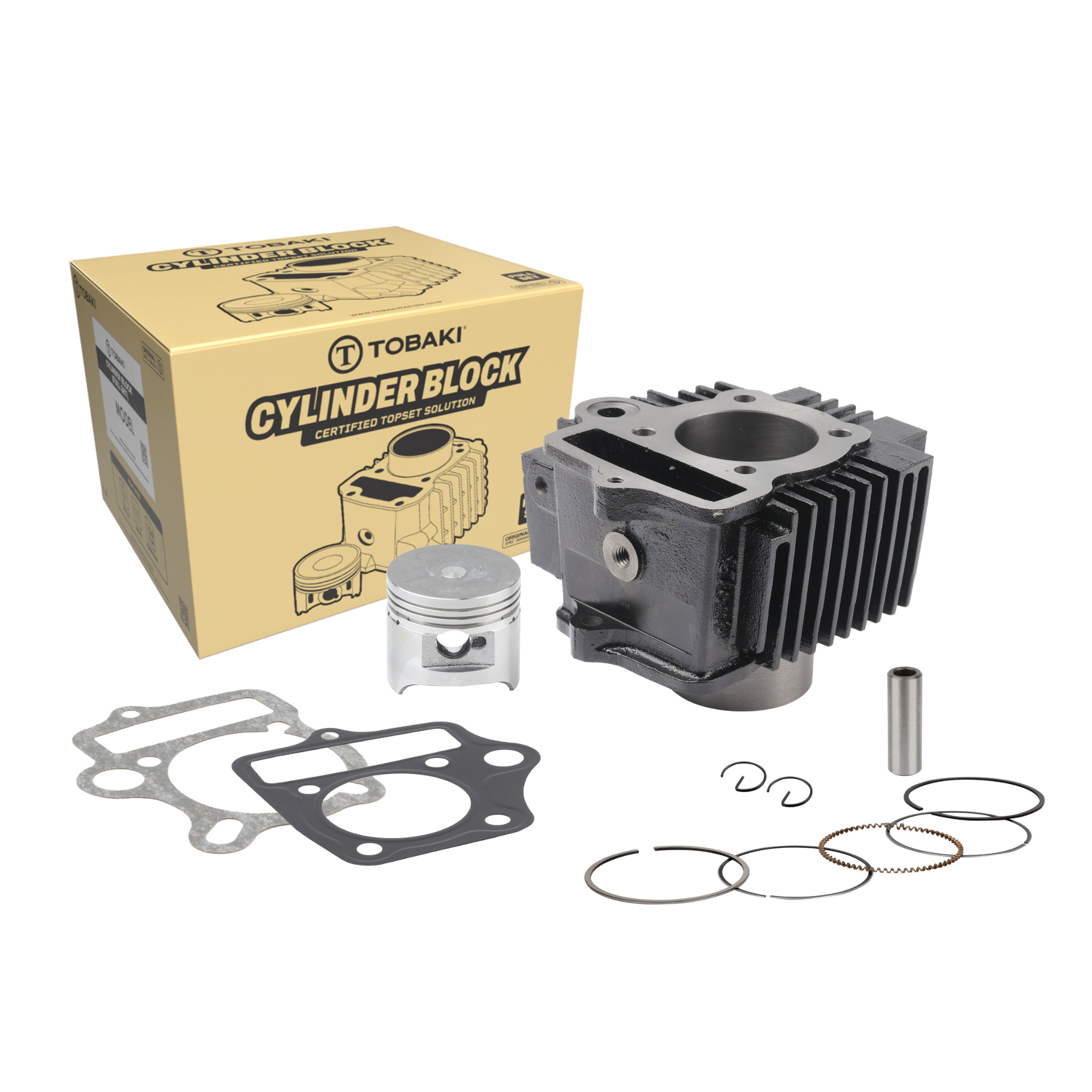 TOBAKI BLOCK & PISTON & RING KIT & GASKET SET MODEL HONDA | MODENAS | SYM