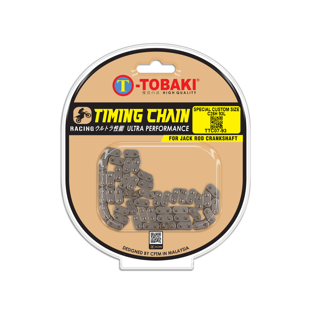 TOBAKI X TIMING CHAIN - KRISS RACING | SPEACIAL CUSTOM SIZE FOR EX5 RACING