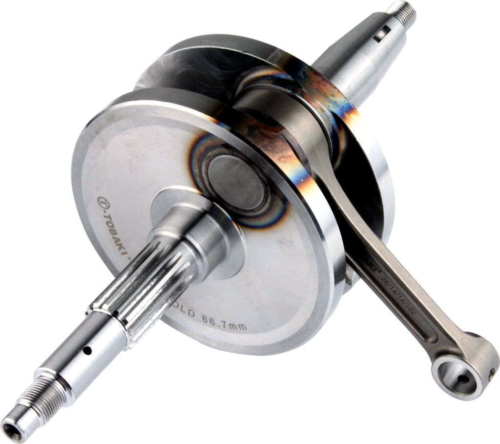 TOBAKI X CRANKSHAFT + FORGED CONNECTING ROD LC135 4 SPEED JACK (4MM/6MM)
