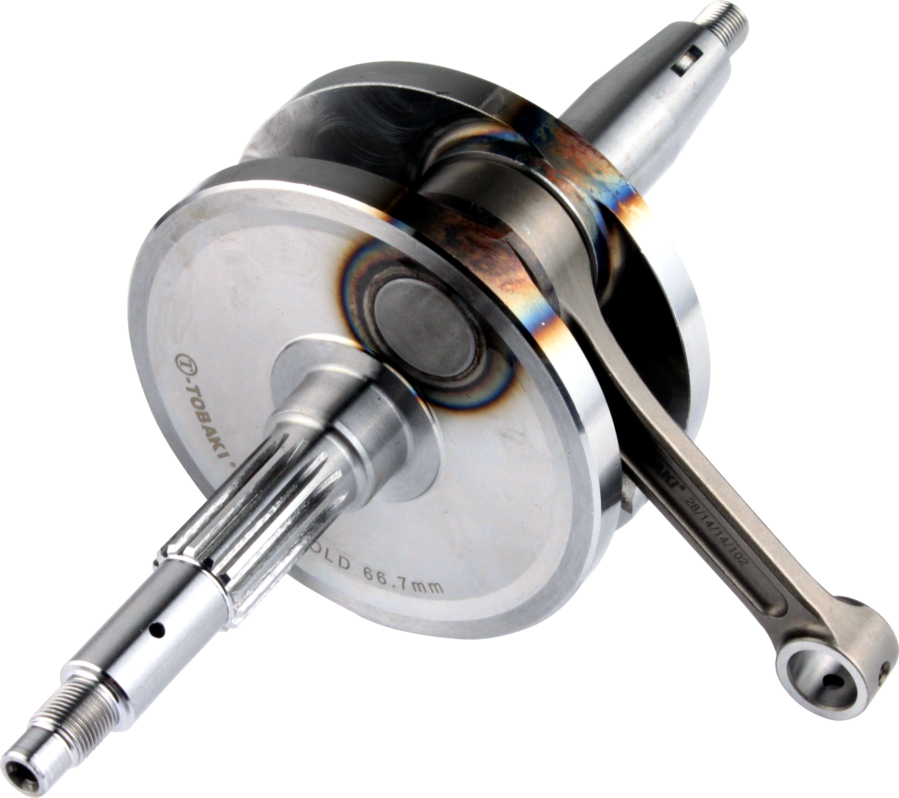 TOBAKI X CRANKSHAFT + FORGED CONNECTING ROD LC135 4 SPEED JACK (4MM/6MM)