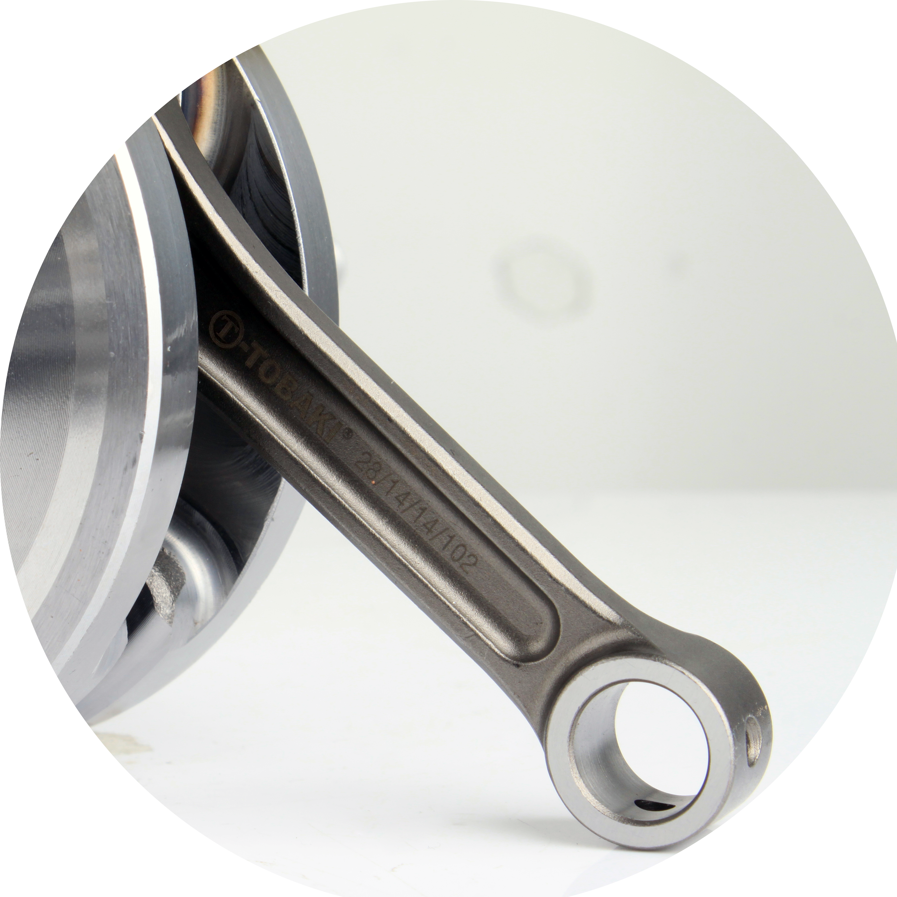 TOBAKI X CRANKSHAFT + FORGED CONNECTING ROD LC135 4 SPEED JACK (4MM/6MM)