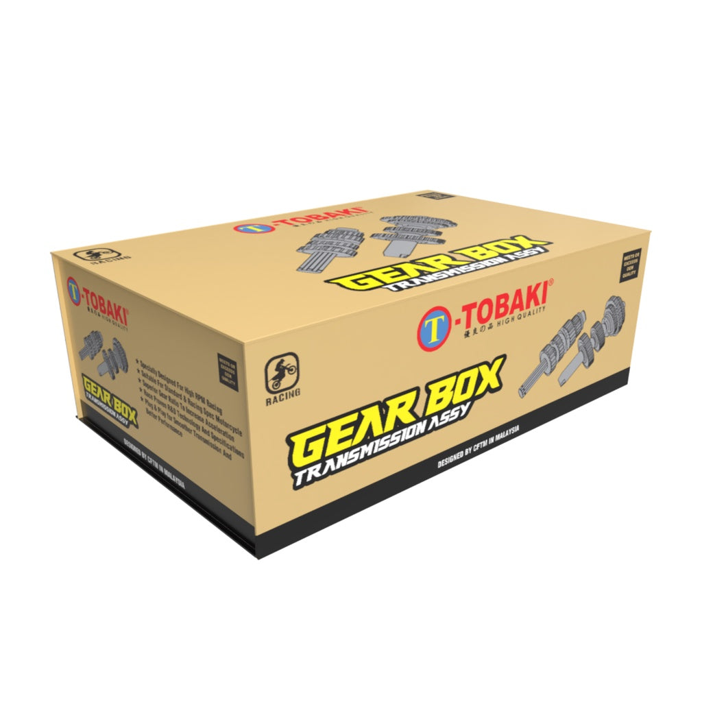 TOBAKI X GEAR BOX TRANSMISSION ASSY LC135-5S Y15ZR V2(MODIFY 6 SPEED)