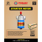 TOBAKI X STARTER MOTOR