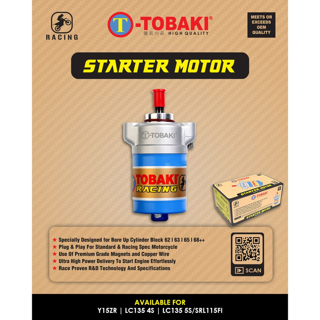 TOBAKI X STARTER MOTOR