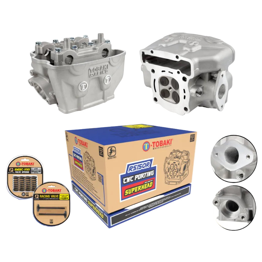TOBAKI X GOLF CNC PORTING SUPERHEAD WITH VALVES RS150R 20/23 22/25