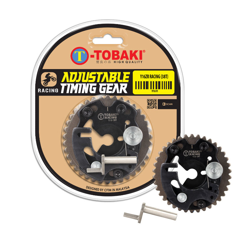 TOBAKI X ADJUSTABLE TIMING GEAR W/ DECOMPRESION PIN Y16ZR (38T)