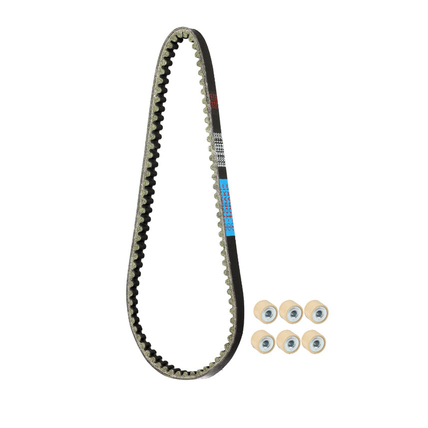 TOBAKI KEVLAR DRIVE BELT WITH CVT ROLLER SET
