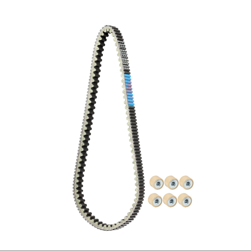 TOBAKI KEVLAR DRIVE BELT WITH CVT ROLLER SET