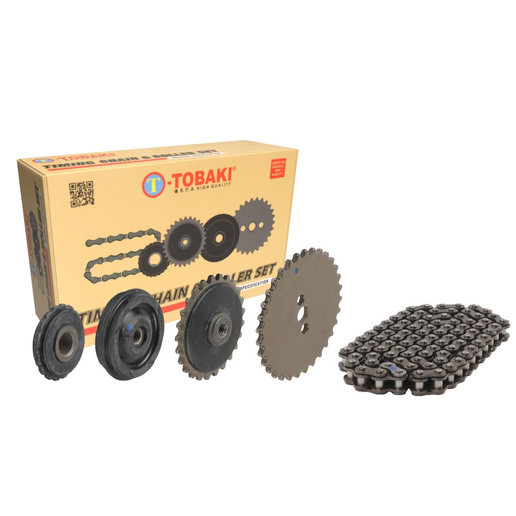 TOBAKI TIMING CHAIN AND ROLLER SET