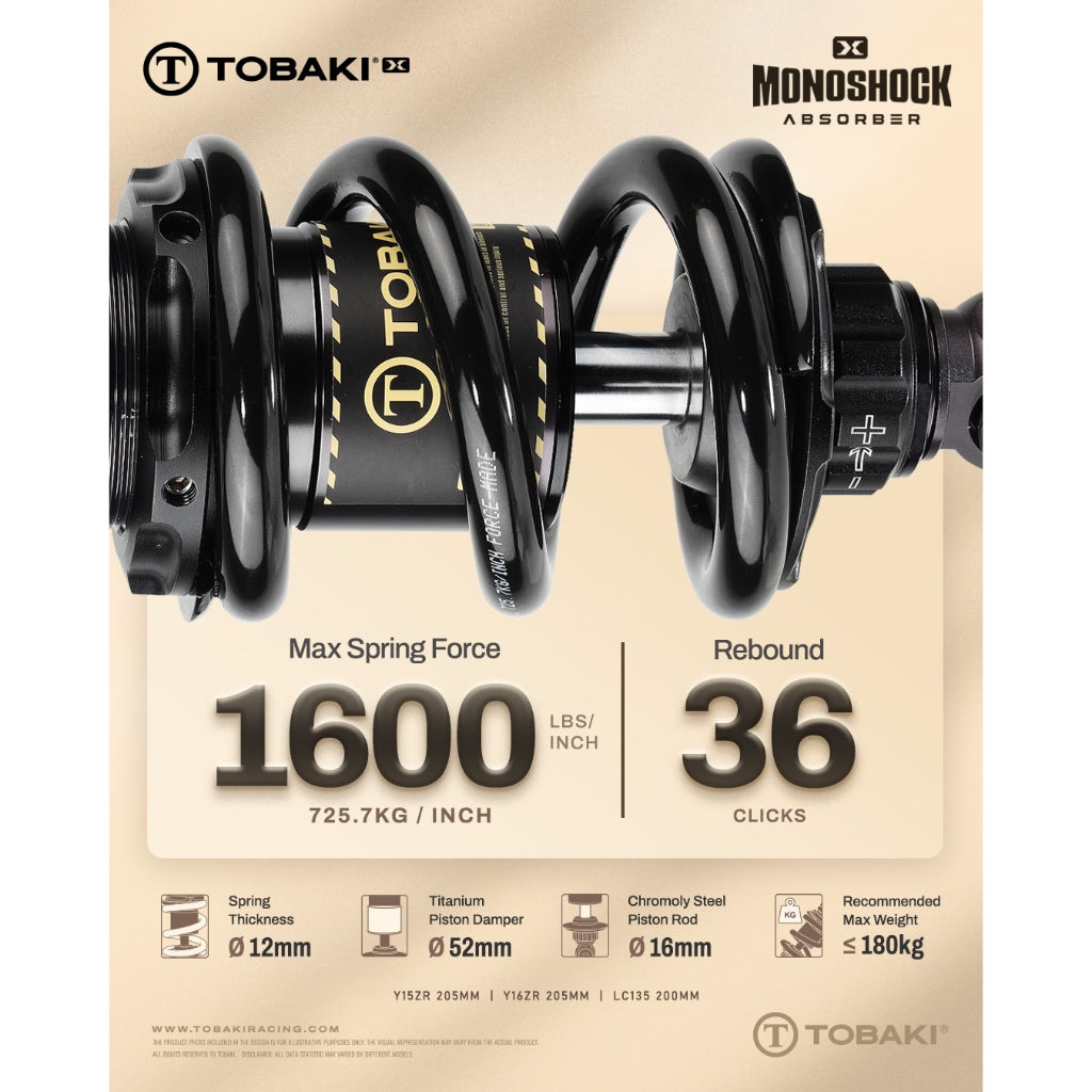 TOBAKI X MONOSHOCK ABSORBER
