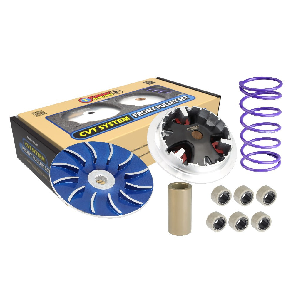 TOBAKI X CVT SYSTEM:FRONT PULLEY SET (CYCLONE SERIES)