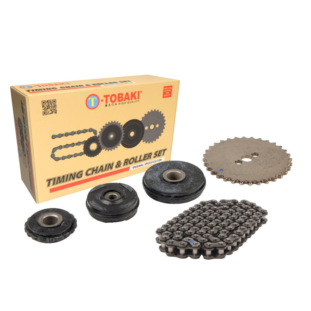 TOBAKI TIMING CHAIN AND ROLLER SET
