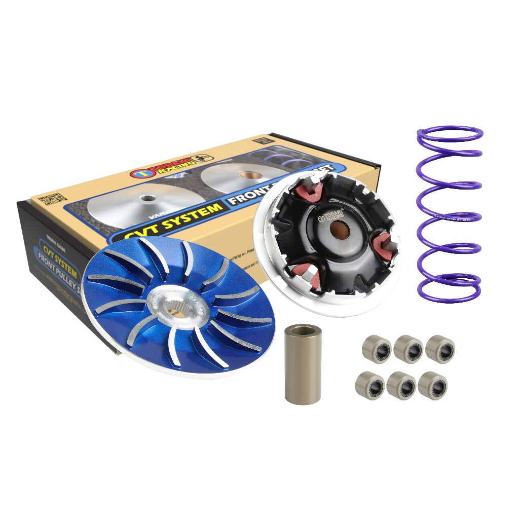 TOBAKI X CVT SYSTEM:FRONT PULLEY SET (CYCLONE SERIES)