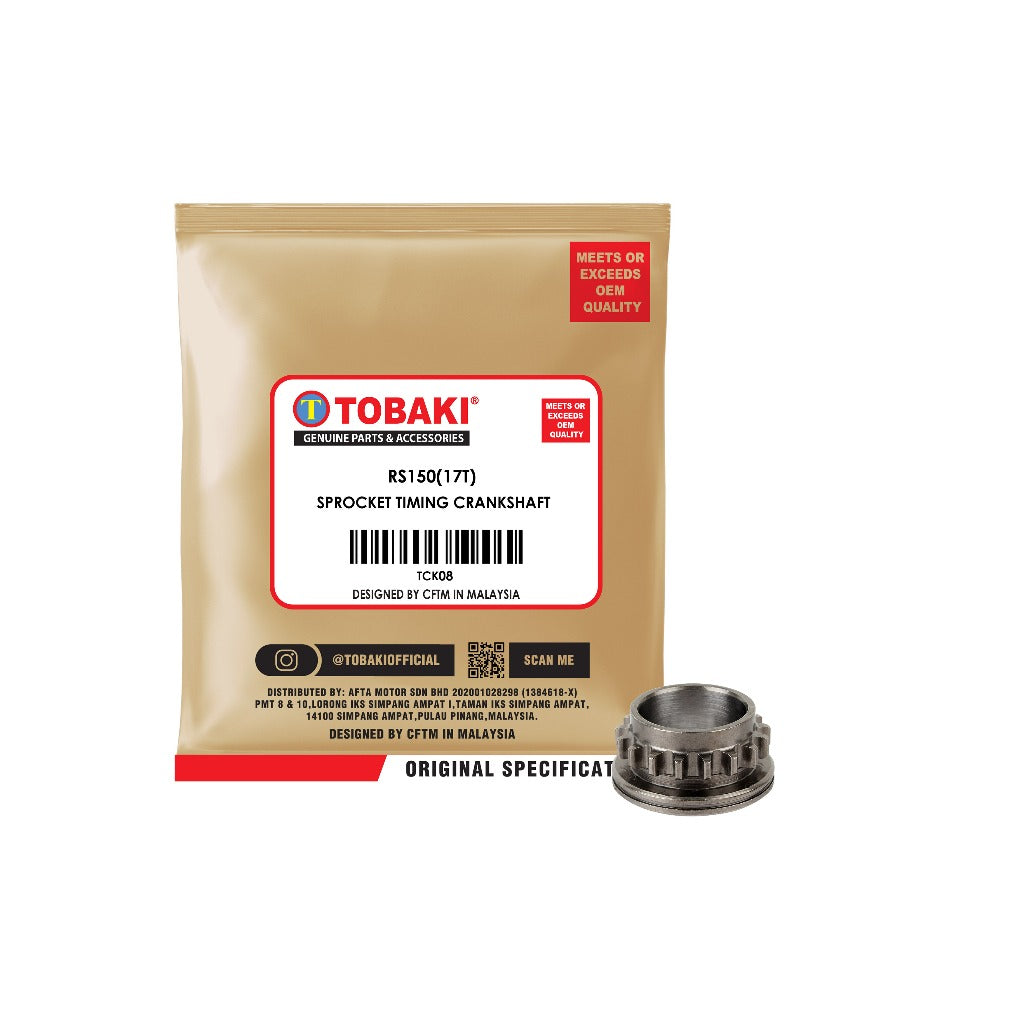 TOBAKI SPROCKET TIMING CRANKSHAFT
