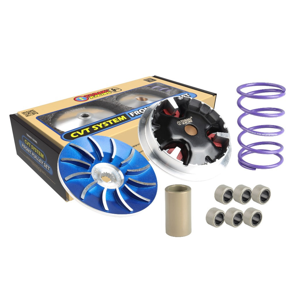 TOBAKI X CVT SYSTEM:FRONT PULLEY SET (CYCLONE SERIES)
