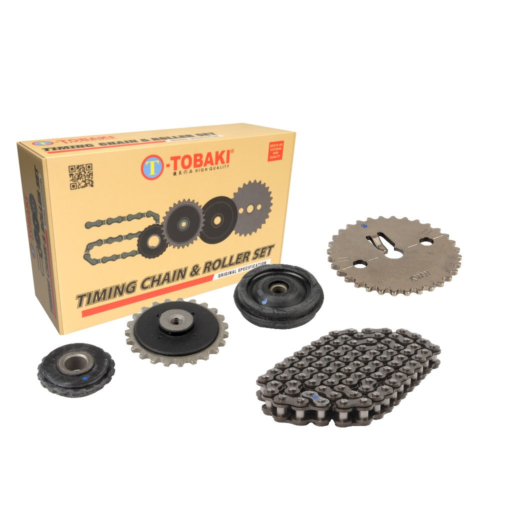 TOBAKI TIMING CHAIN AND ROLLER SET