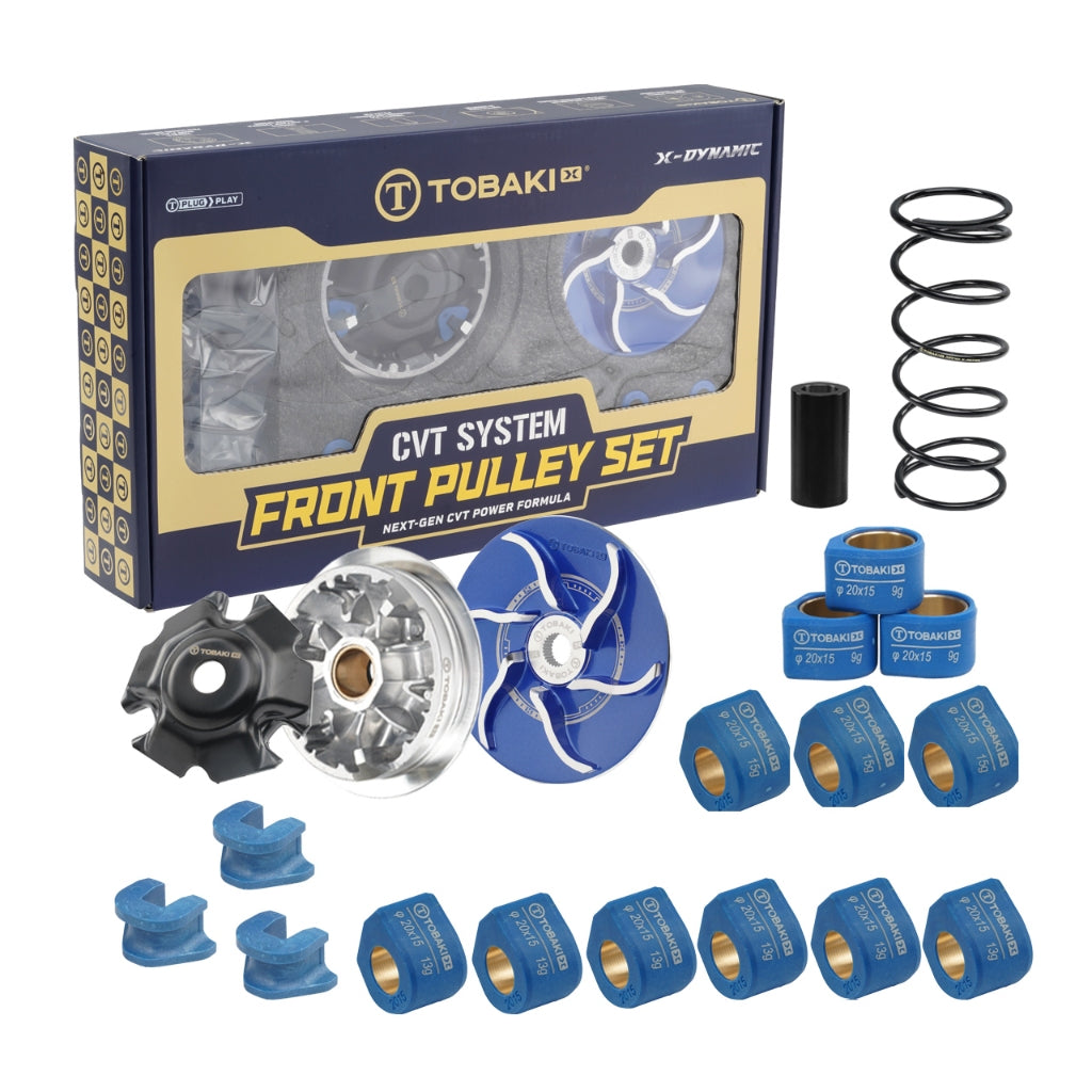 TOBAKI X CVT SYSTEM FRONT PULLEY SET RACING DYNAMIC SERIES