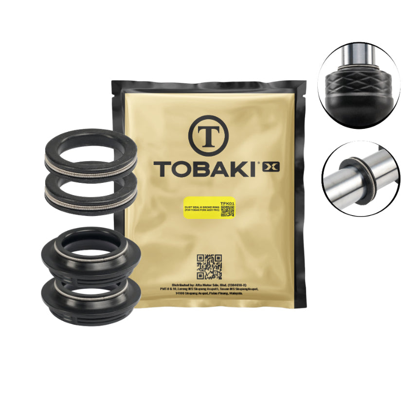 TOBAKI X FORK ASSY PRO DUST SEAL & STROKE RING