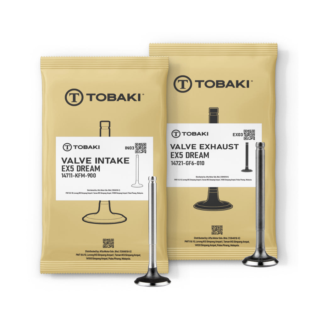 TOBAKI VALVE INTAKE EXHAUST 1SET 2PCS