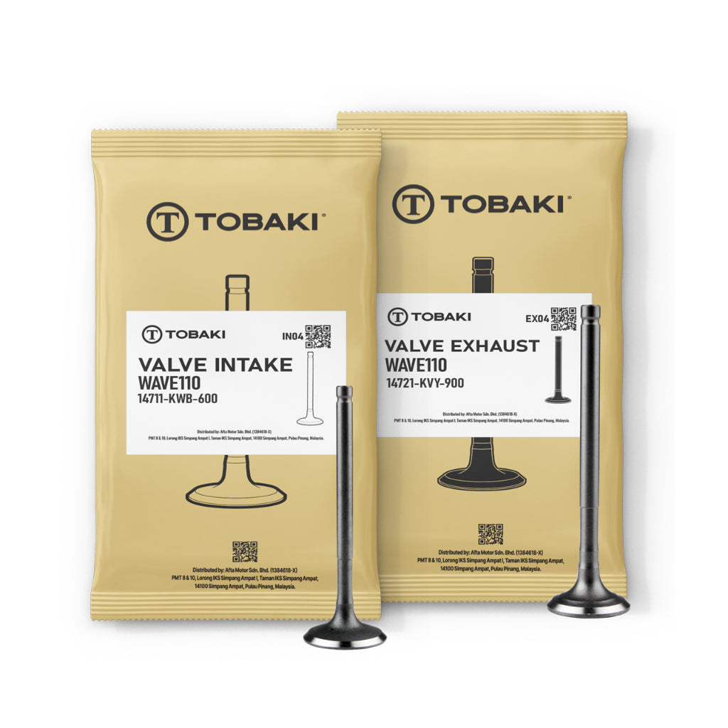 TOBAKI VALVE INTAKE EXHAUST 1SET 2PCS