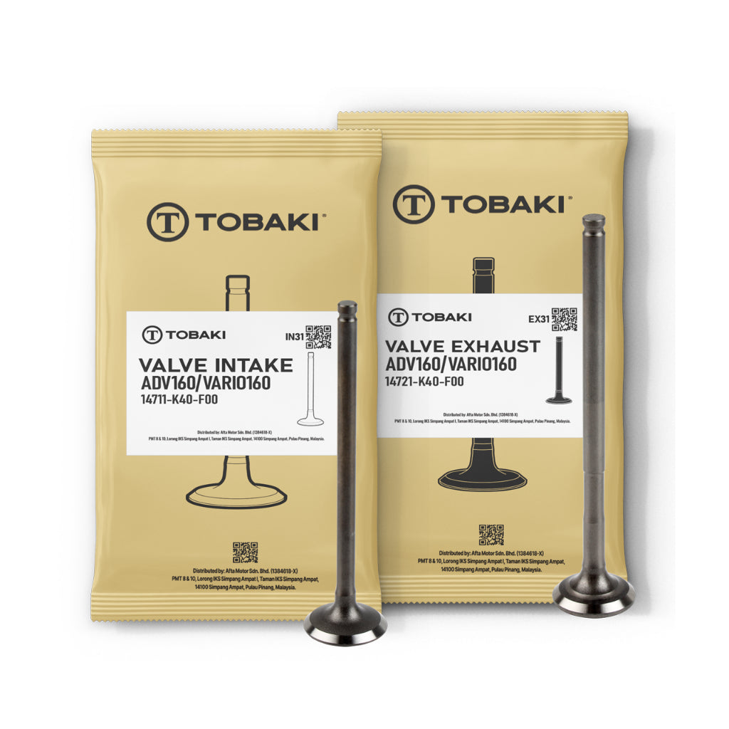 TOBAKI VALVE INTAKE EXHAUST 1SET 2PCS