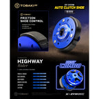 TOBAKI X CVT SYSTEM:AUTO CLUTCH SHOE BLACK