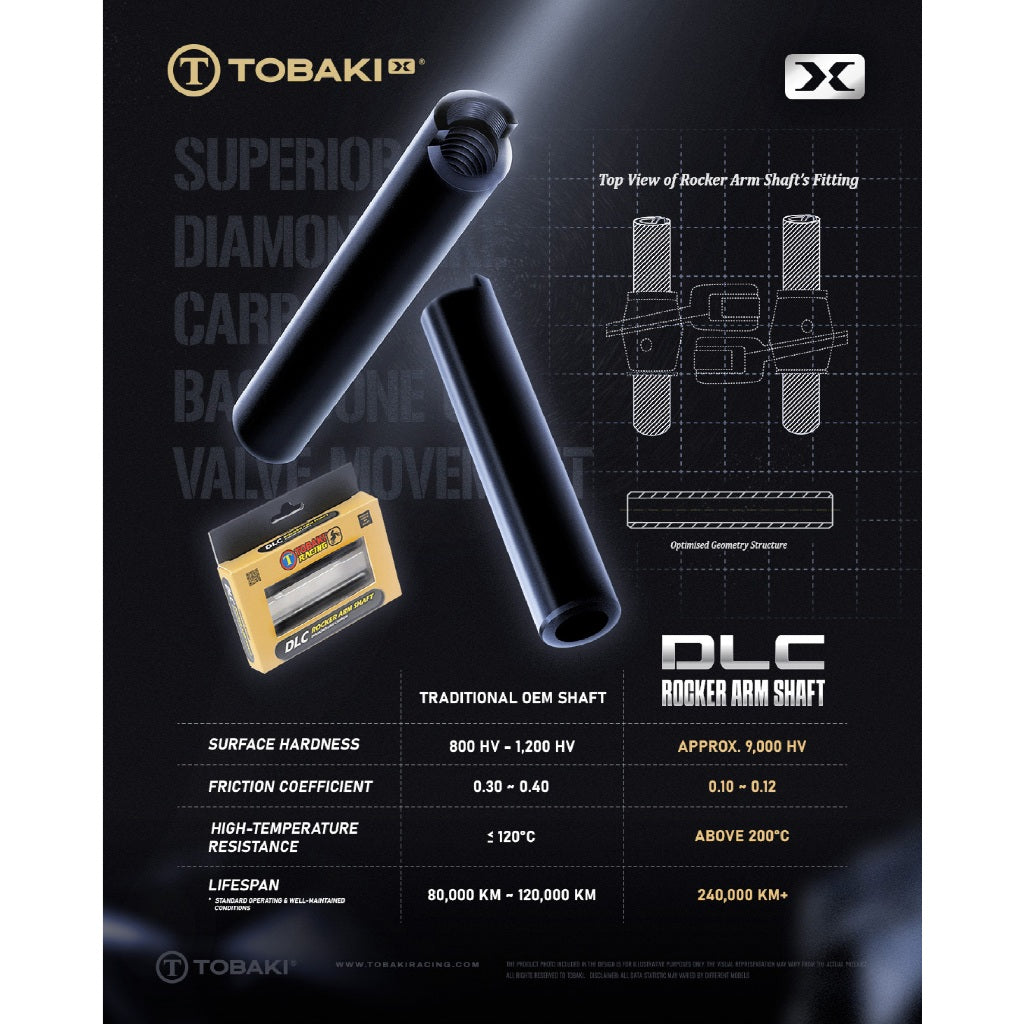 TOBAKI X DLC ROCKER ARM SHAFT