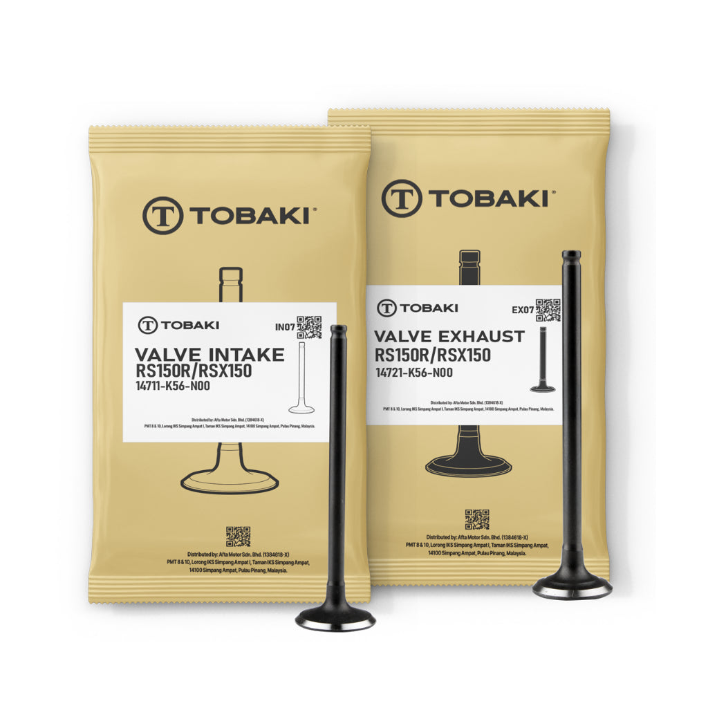 TOBAKI VALVE INTAKE EXHAUST 1SET 2PCS
