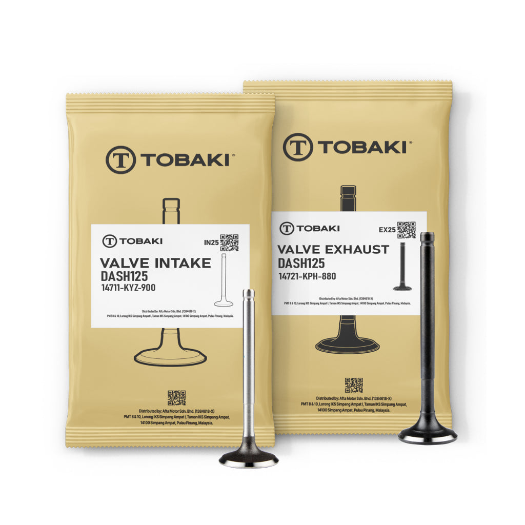 TOBAKI VALVE INTAKE EXHAUST 1SET 2PCS