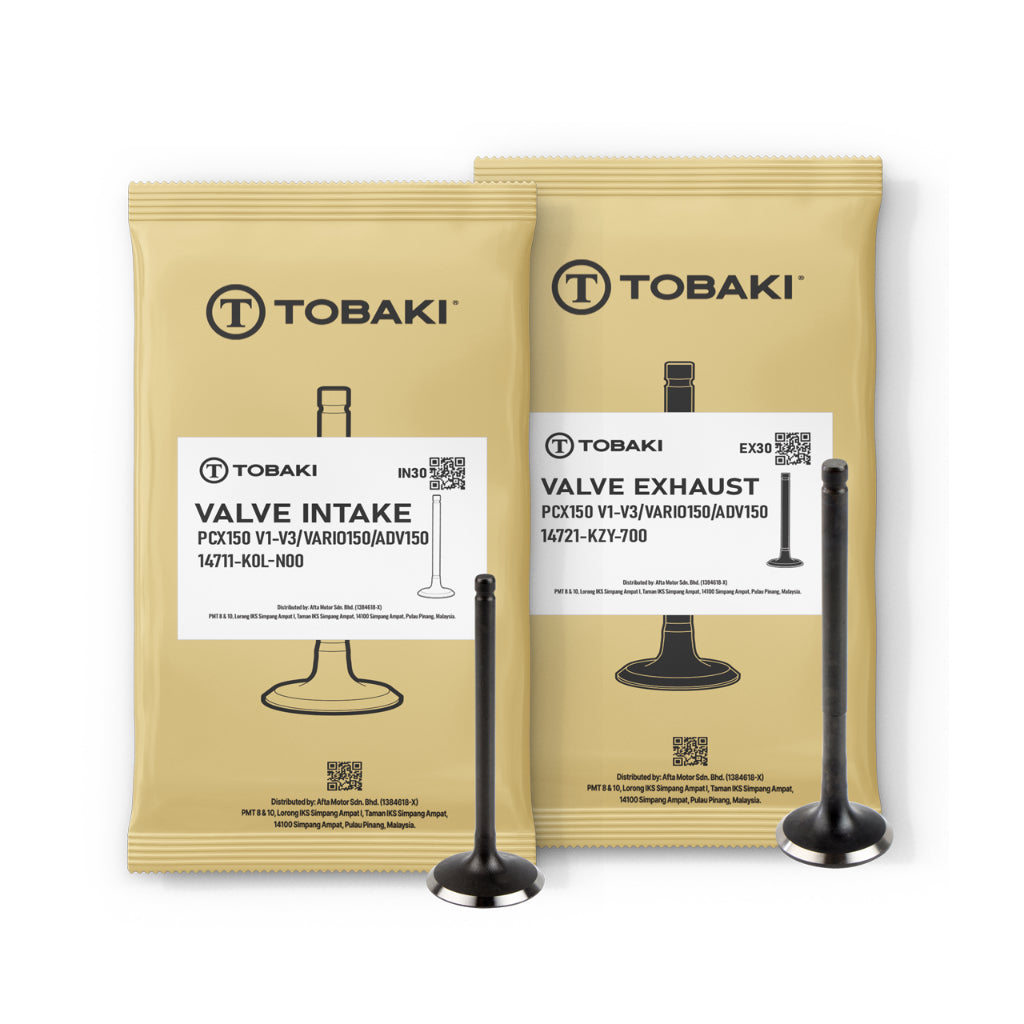 TOBAKI VALVE INTAKE EXHAUST 1SET 2PCS