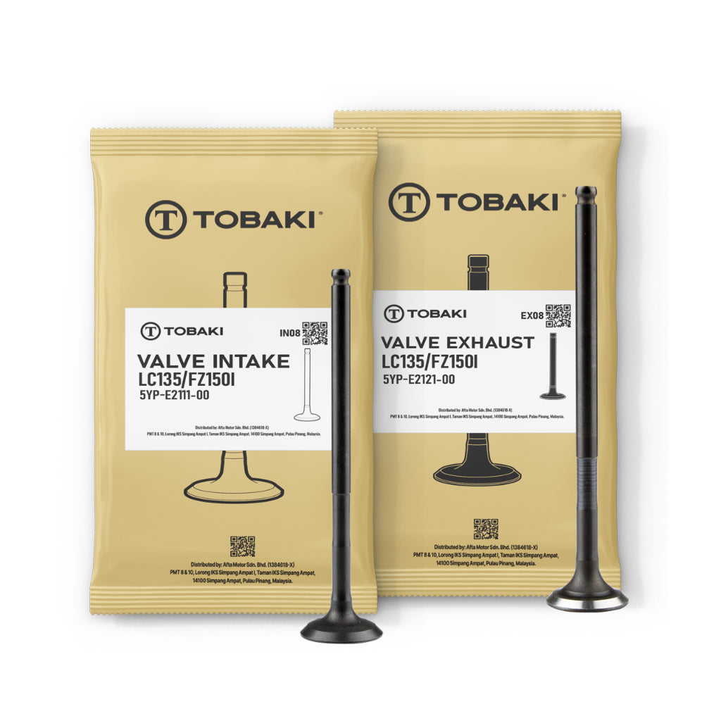 TOBAKI VALVE INTAKE EXHAUST 1SET 2PCS