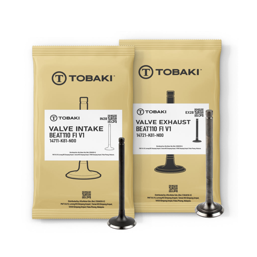 TOBAKI VALVE INTAKE EXHAUST 1SET 2PCS