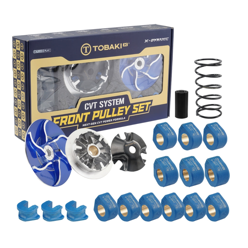 TOBAKI X CVT SYSTEM FRONT PULLEY SET RACING DYNAMIC SERIES