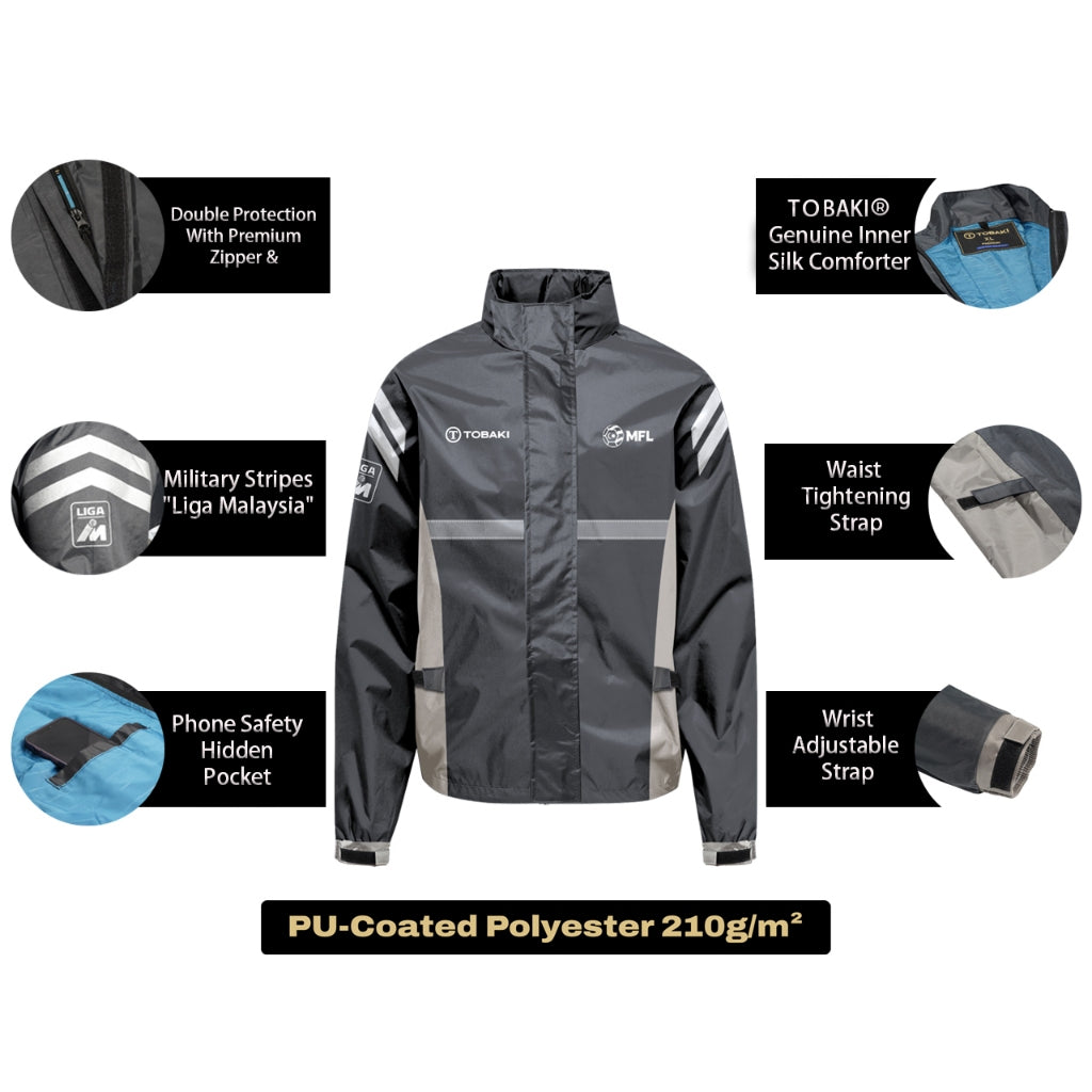 TOBAKI X “LIMITED MFL” RAINCOAT WITH PANTS