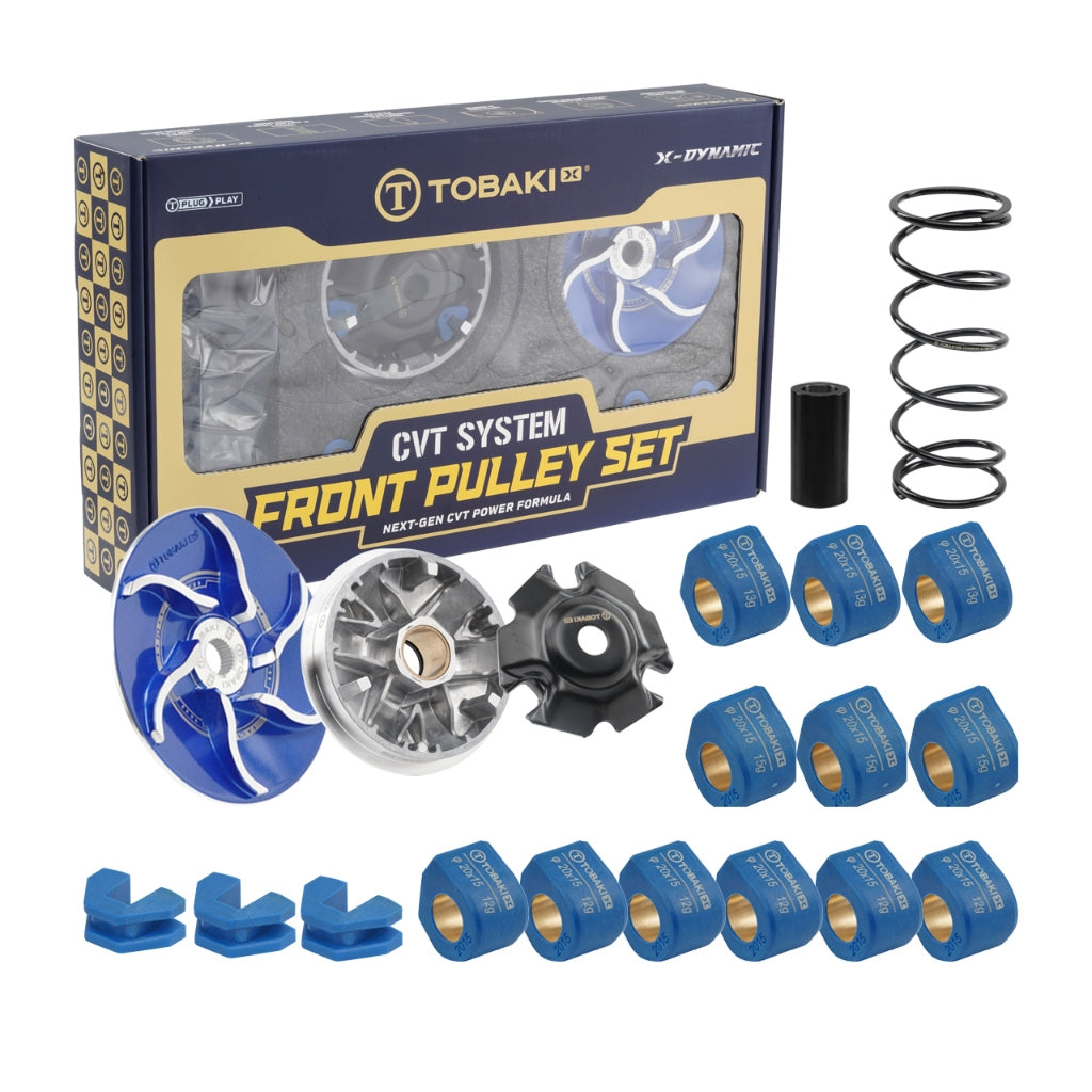 TOBAKI X CVT SYSTEM FRONT PULLEY SET RACING DYNAMIC SERIES