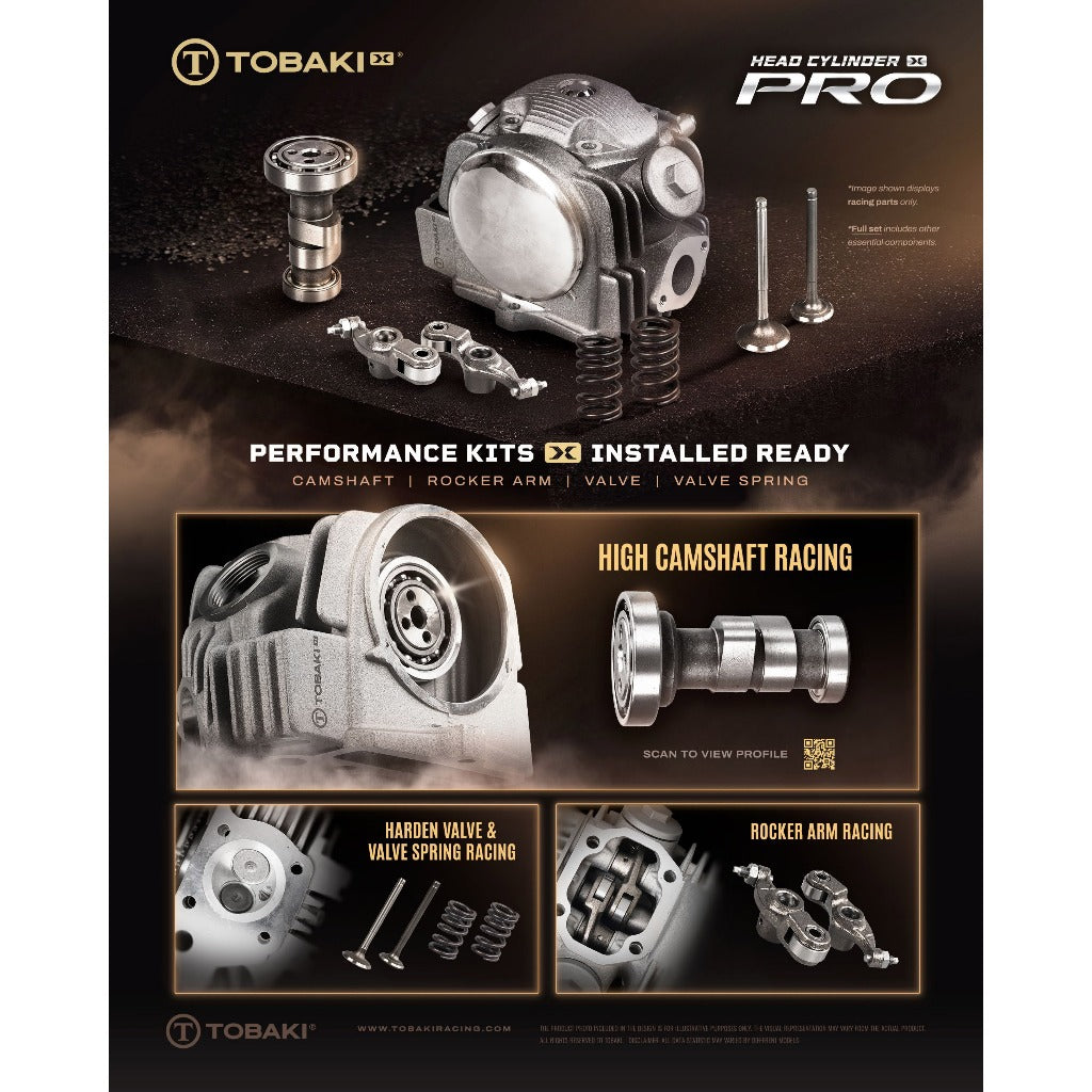 TOBAKI X HEAD CYLINDER PRO (FULL SET)