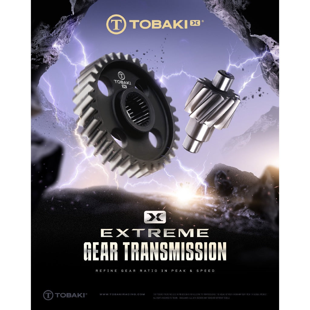TOBAKI X CVT DRIVEN:EXTREME GEAR TRANSMISSION